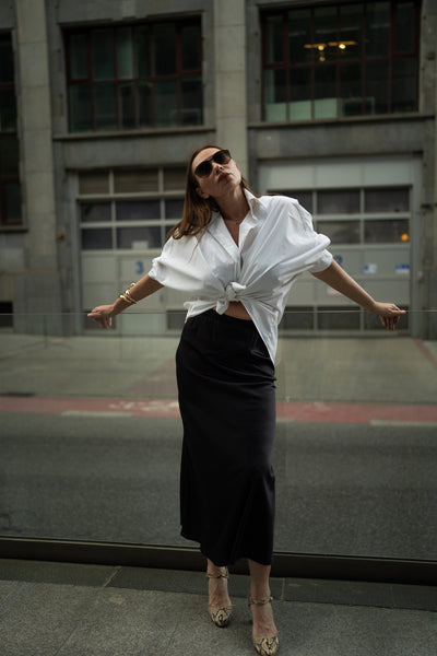 Norma Kamali レディース 女性用 ファッション パンツ ズボン Bias Elephant Pants - BB Leopard フード付 ドレス 黒色 ブラック レディース  NORMA KAMALI